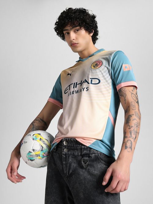 Buy Puma Multi-Color Manchester City 24/25 Men's Fourth Football T