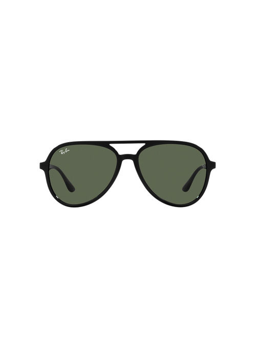 Ray-Ban Black Sunglasses 0RB4376 Pilot Black Frame Green Lens (57)