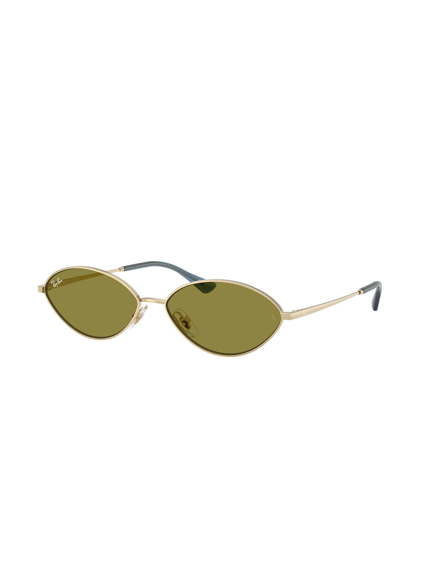 Ray-Ban Unisex Uv Protected Green Lens Oval Sunglasses - 0Rb37579213/259 (59)