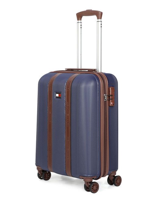 Buy Tommy Hilfiger Graphite B Hard Luggage Trolley Bag Textured