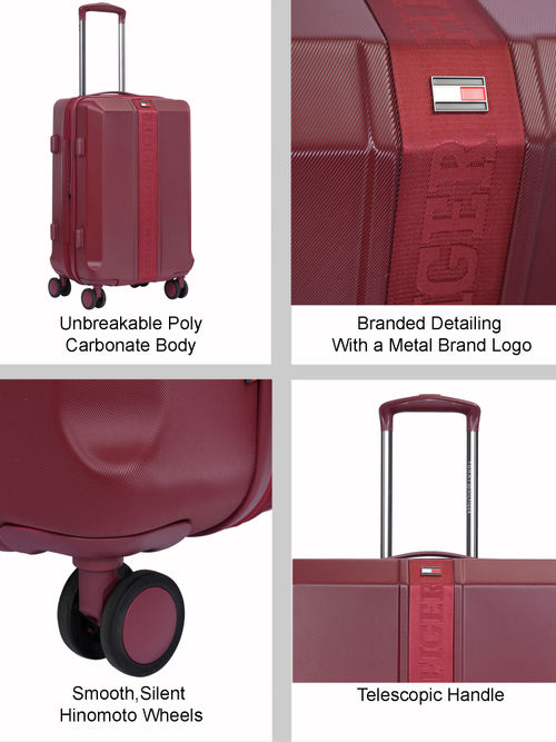 Buy Tommy Hilfiger Unisex Arbor Hard Luggage Suitcase cm