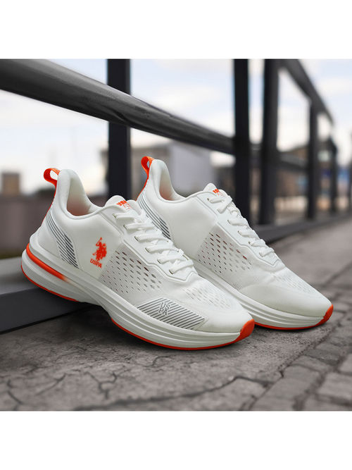 Buy POLO Men Wright Off White Uspa Sport Sneakers Online