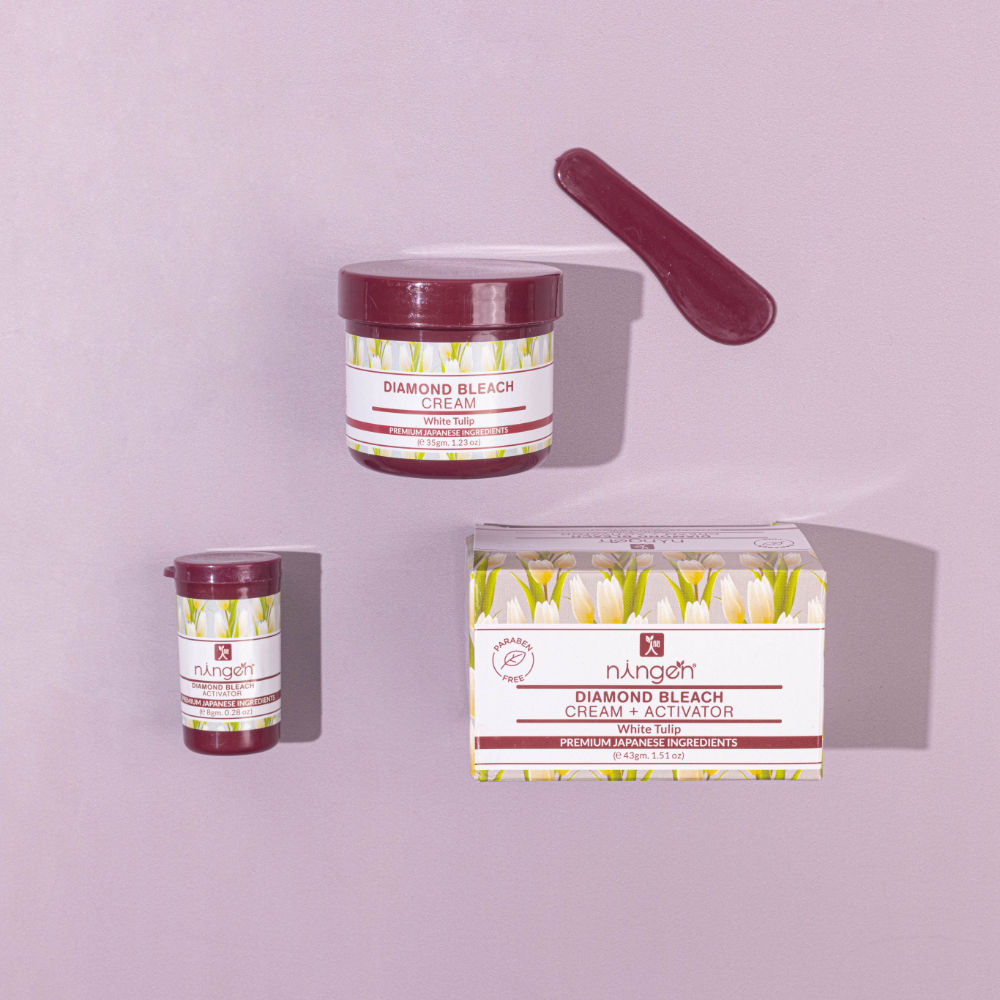 Ningen Diamond Bleach Cream + Activator White Tulip Buy Ningen