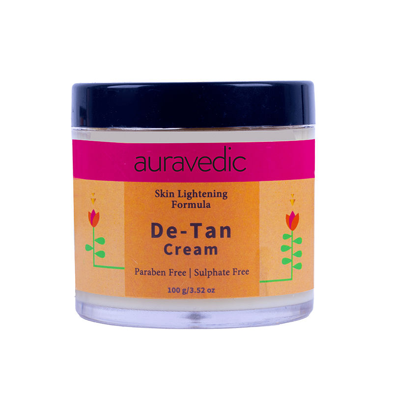 AuraVedic Detan Cream Skin Lightening Formula Tan Removal Cream