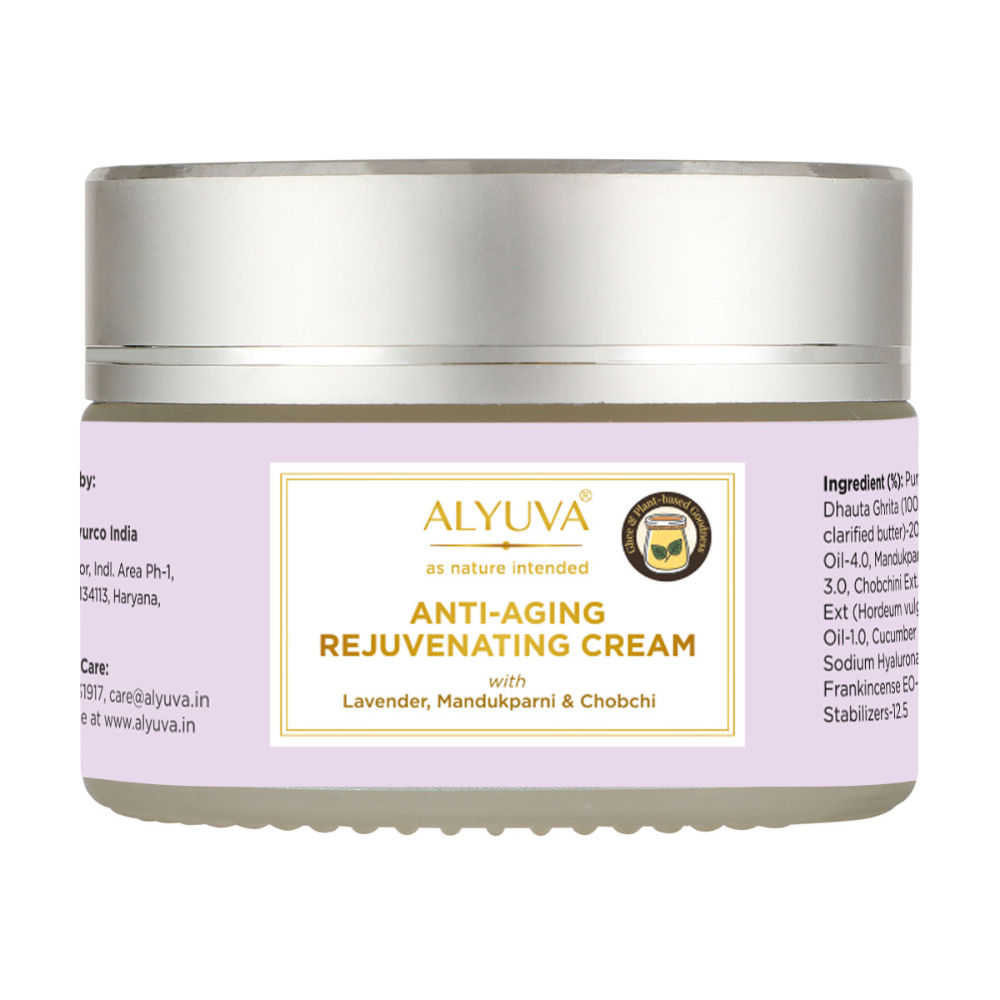 Alyuva Lavender & Red Raspberry Anti Aging Rejuvenating Night Cream