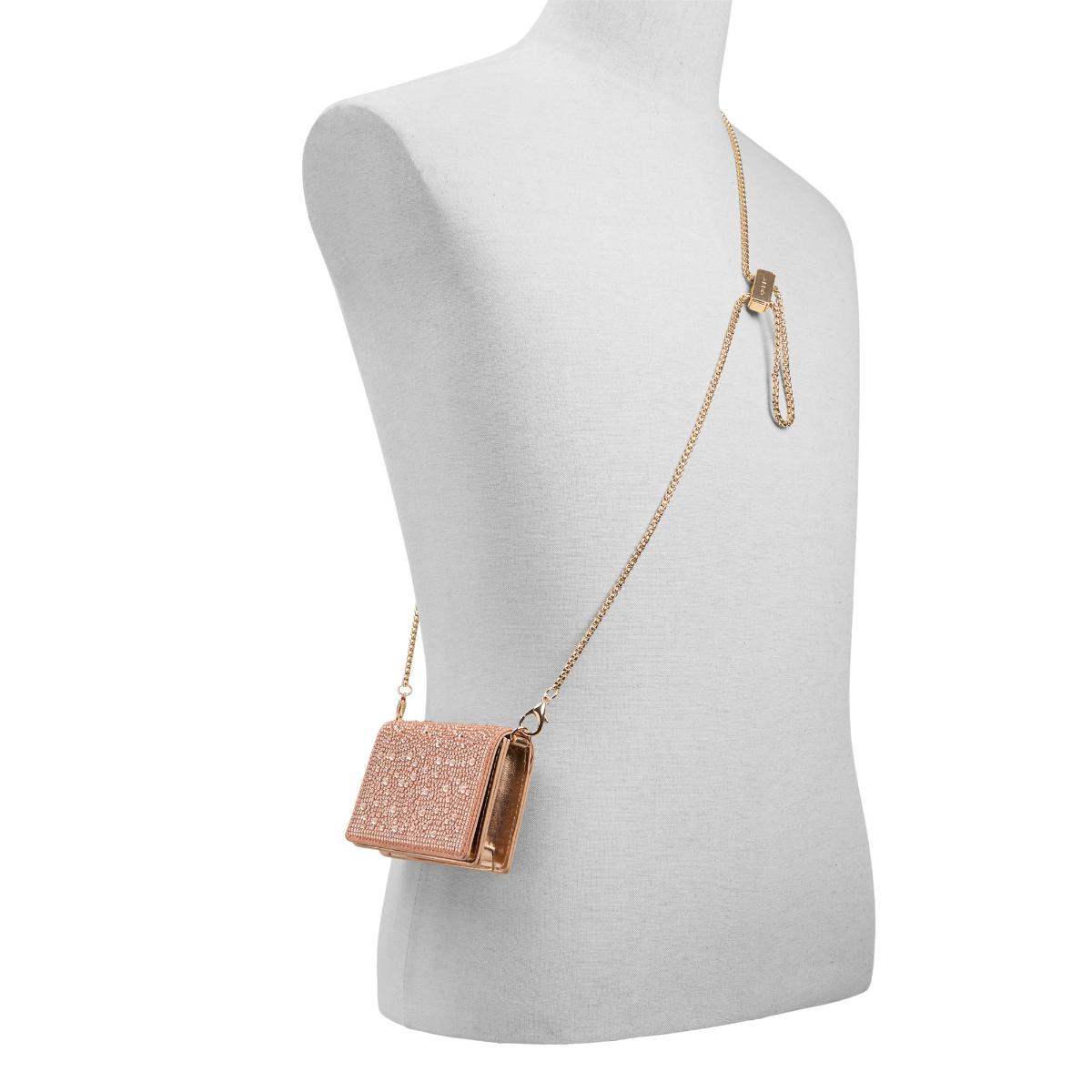 Aldo ◆TUX wallet クロスバッグ Rose gold Buy Aldo Tux Womens Rose Gold Wallet On A Chain Online