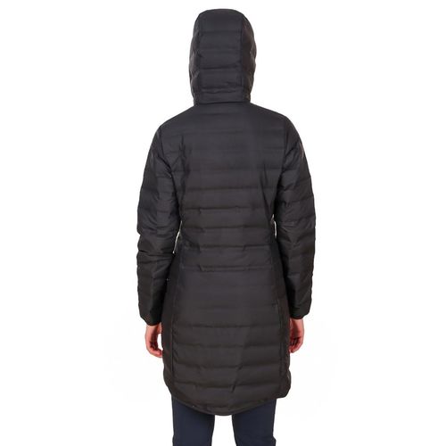 Columbia Women Black Lake 22 Down Long Hooded Jacket (S)