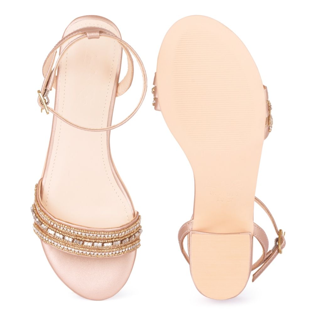 London Rag Embellished Rose Gold Heels Buy London Rag Embellished Rose