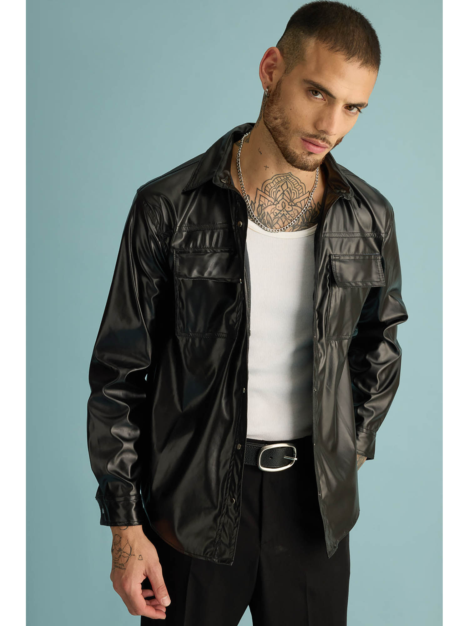 Buy Trendy Black Leather Jacket Under 500 For Men At Great Offers Online