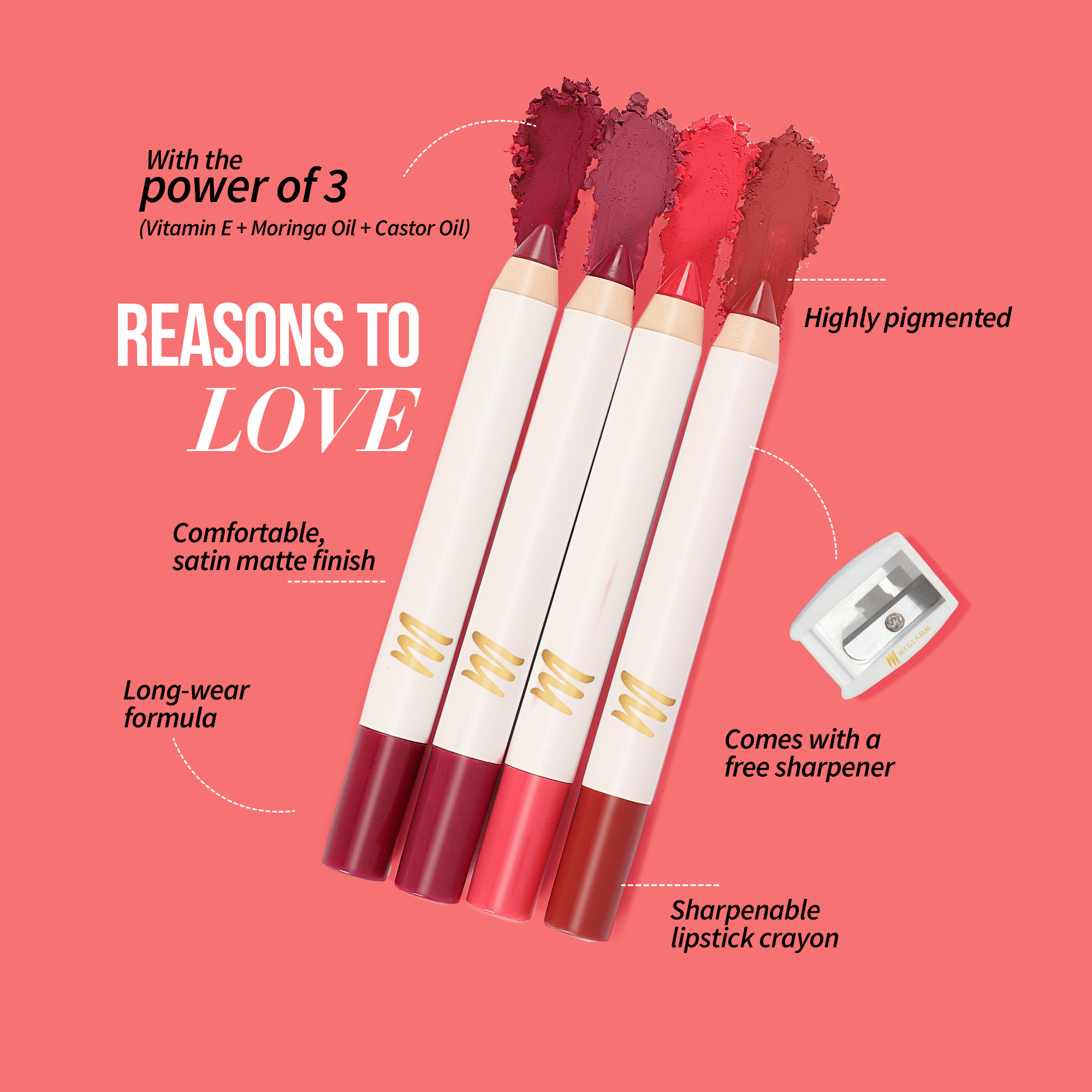 MyGlamm Lit Matte About It Lip Color Peach Fusion Buy MyGlamm Lit 