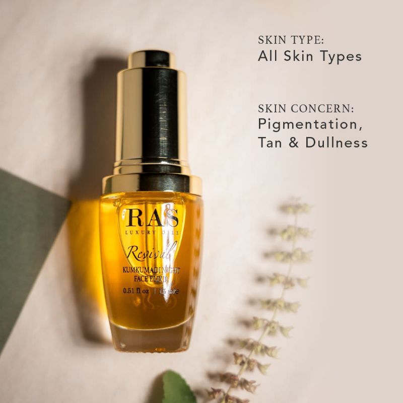 RAS Luxury Oils Revival Kumkumadi Night Face Elixir Buy RAS Luxury