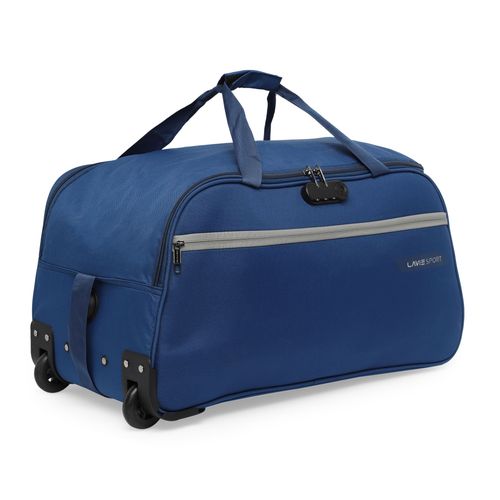 Lavie Sport Navy Blue Solid Luggage And Travel Bag