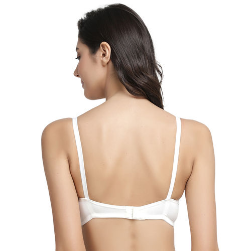 Buy InnerSense Organic Anti Microbial Padded Nonwired Feeding Bra - White  at Rs.1616 online