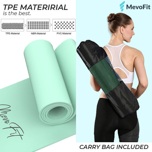 MevoFit Active Gear: Reversible TPE Yoga Mats for Men & Women