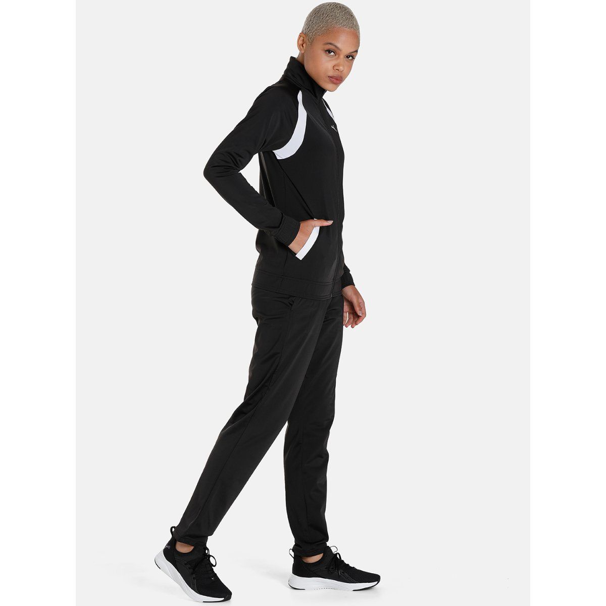 Puma Classic Tricot Womens Black Tracksuit (Set Of 2): Buy Puma Classic ...