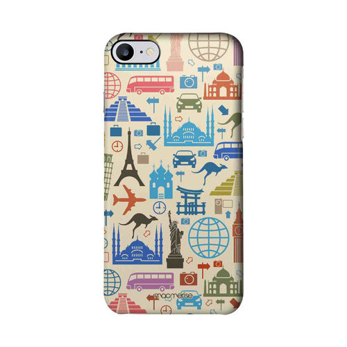 macmerise travel lover pro case for iphone 7 back cover case illustrations