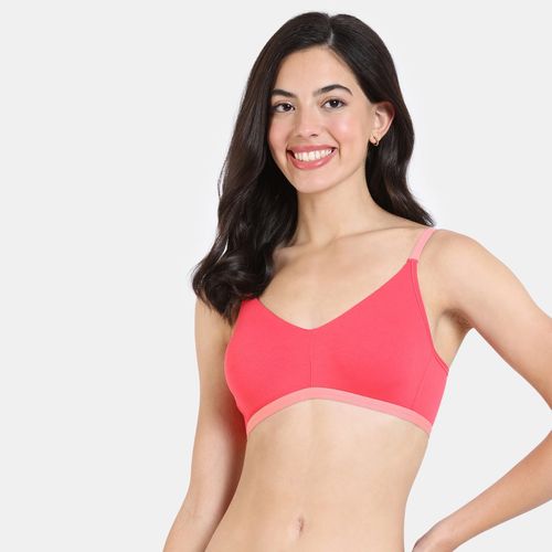 Buy Zivame Pink Full Coverage Double Layered Bra for Women's