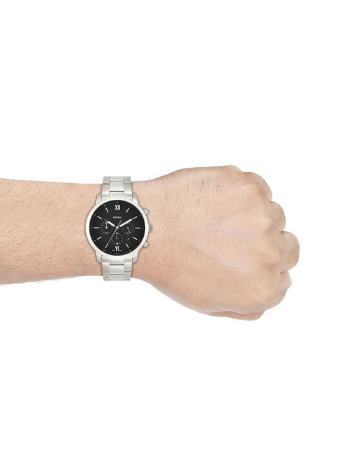 Buy Fossil FS5384 Neutra Chrono Silver Watch For Men Online