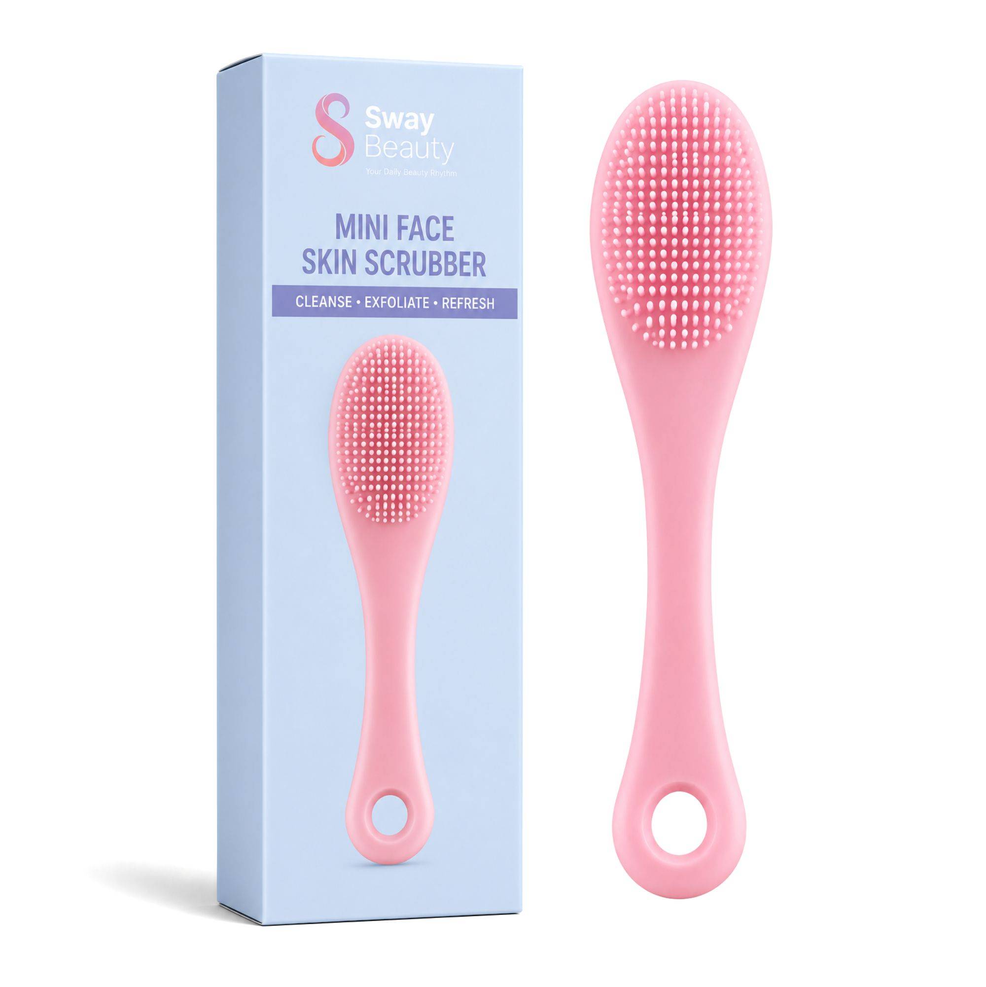 Sway Beauty 2-In-1 Silicone Face Cleansing Brush