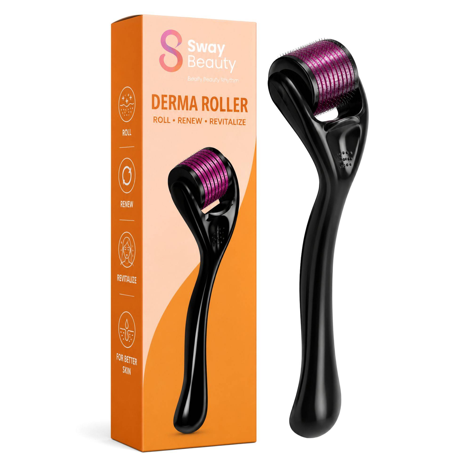 Sway Beauty Derma Roller 0.5 mm With 540 Titanium Needles