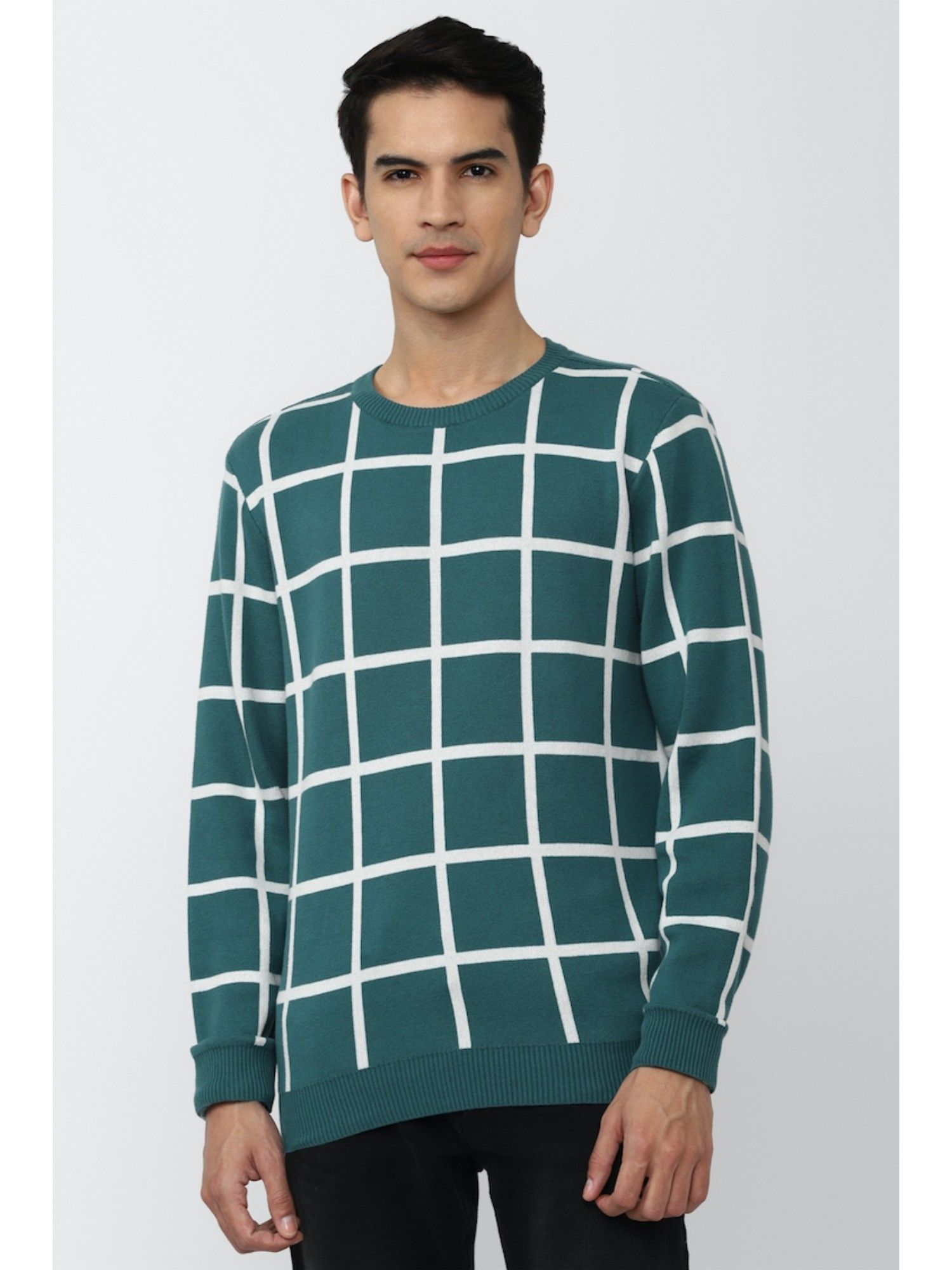 Forever 21 Check Sweater Top