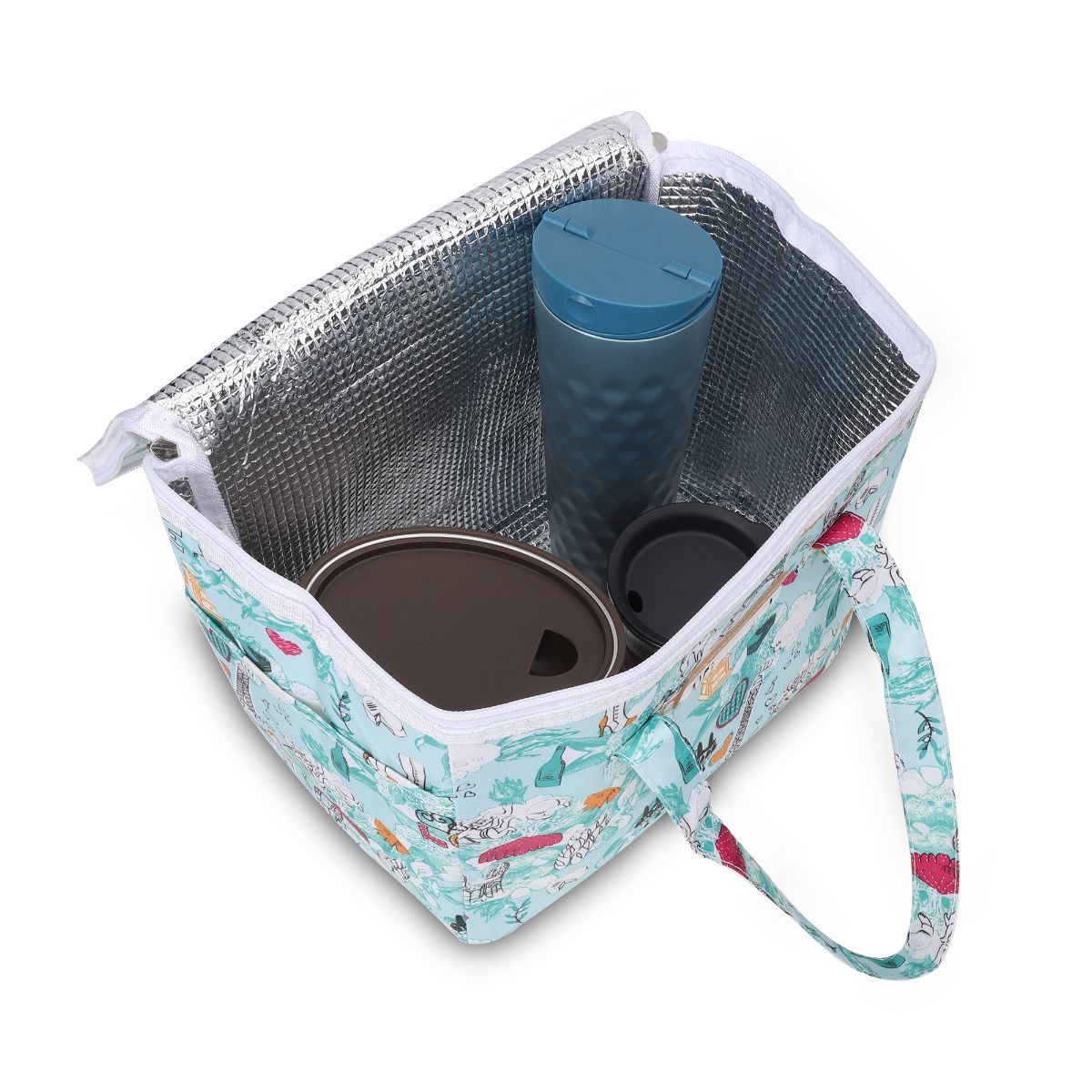 Buy NFI Essentials Printed Lunch Bag Thermal portable Tiffin Bag for