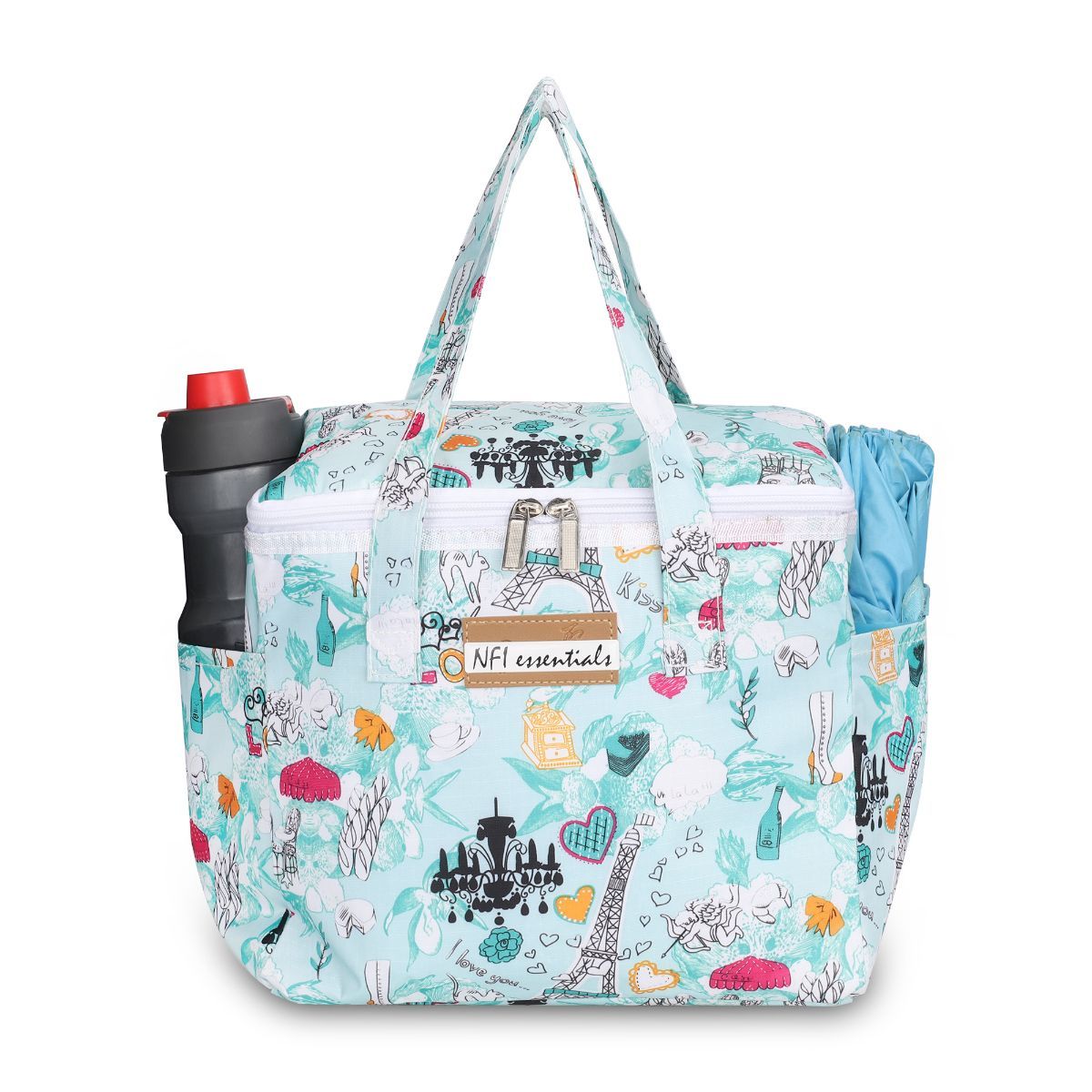 Buy NFI Essentials Printed Lunch Bag Thermal portable Tiffin Bag for