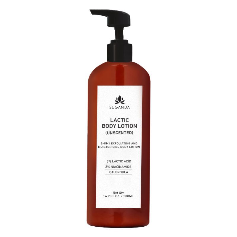 Suganda Lactic Body Lotion with 5 LA, Improves Skin Texture + Reduce