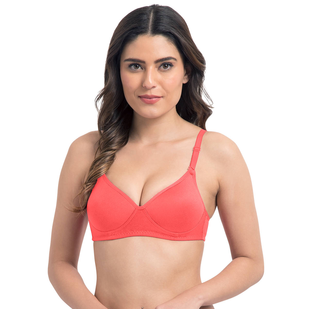 Tweens Medium Padded T-Shirt Bra - Coral (30C)
