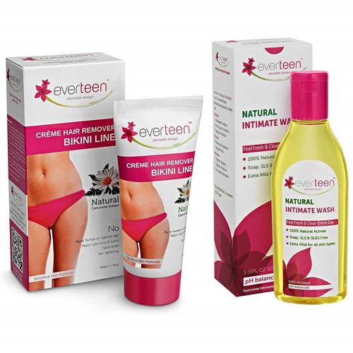 everteen Hair Remover Creme for Bikini Line & Underarms