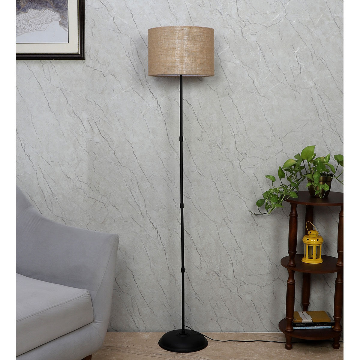 Buy Tu Casa Beige Prada Pisto Floor Lamp Online