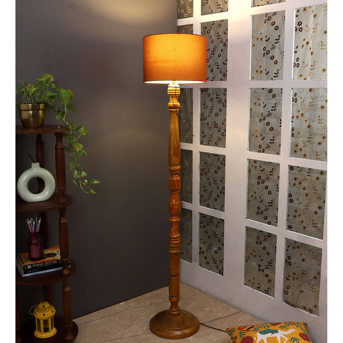 Tu Casa Rust Romero Floor Lamp