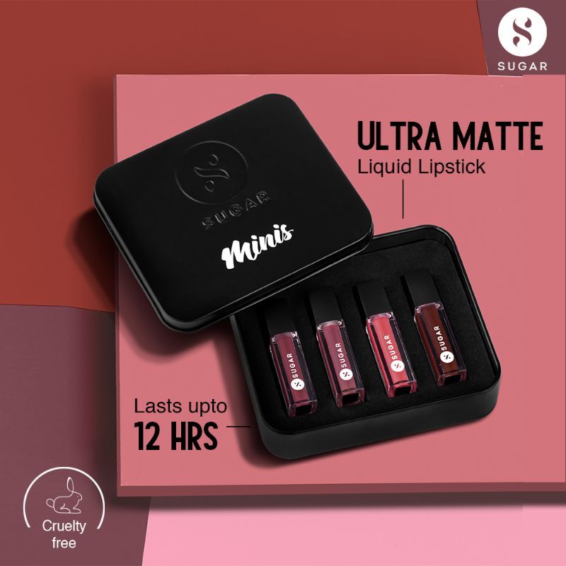 sugar mini lipstick set nude