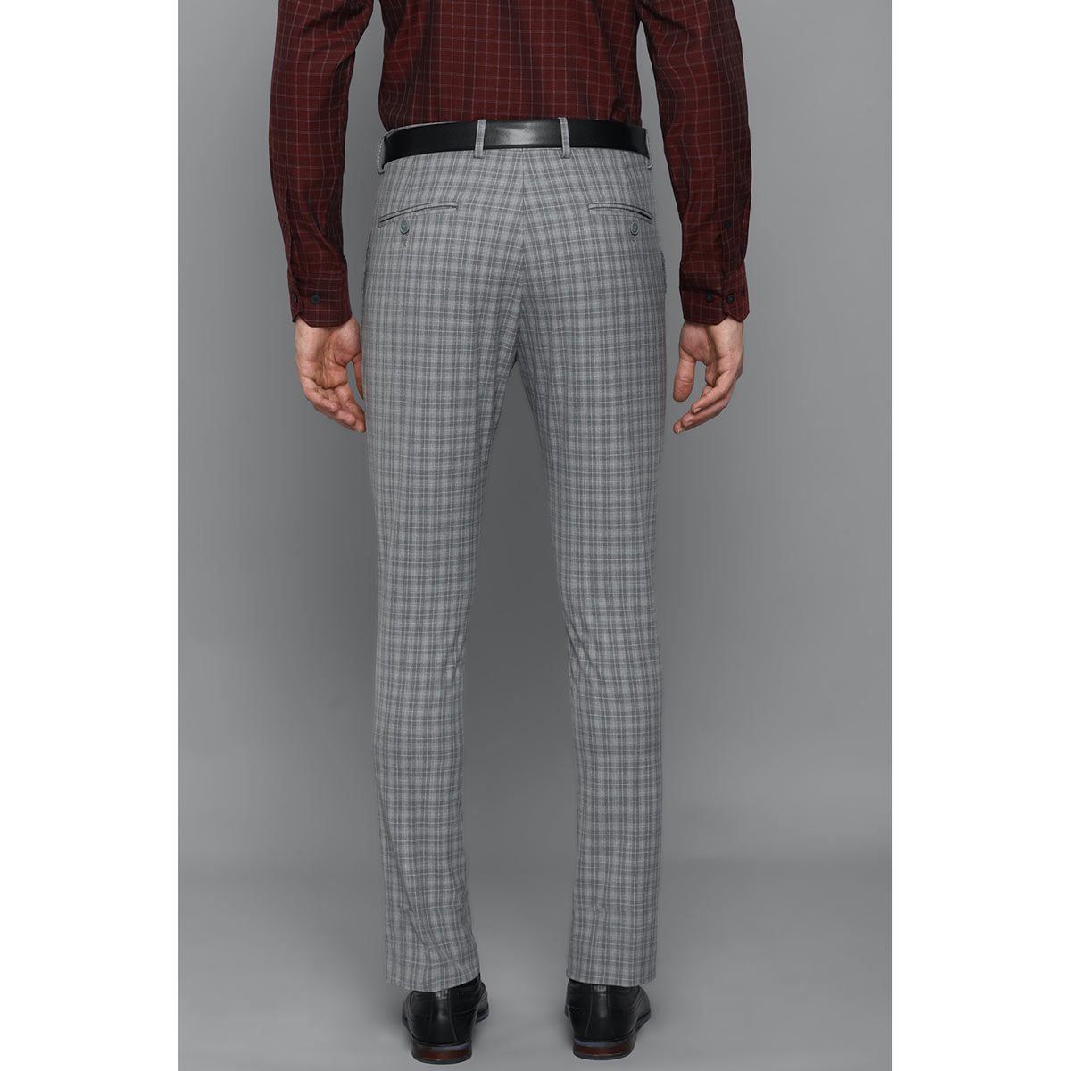 Louis Philippe Formal Trousers  Buy Louis Philippe Grey Trousers Online   Nykaa Fashion