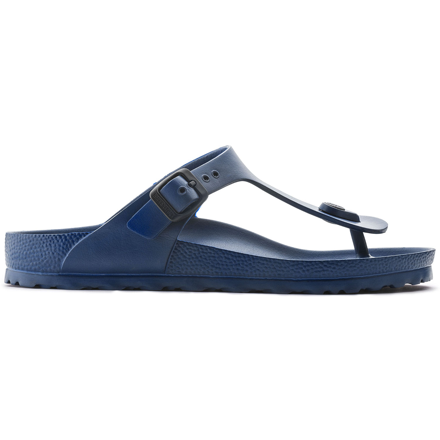 Navy blue rubber online birkenstocks