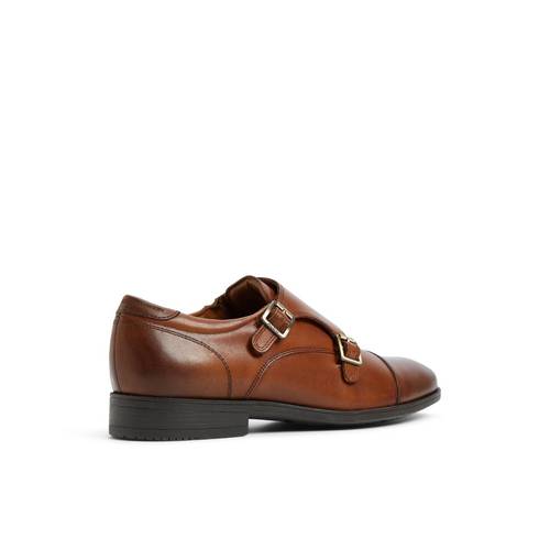 Buy Aldo Holtlanflex-In220 Men Cognac Monk Strap Shoes Online display picture 1