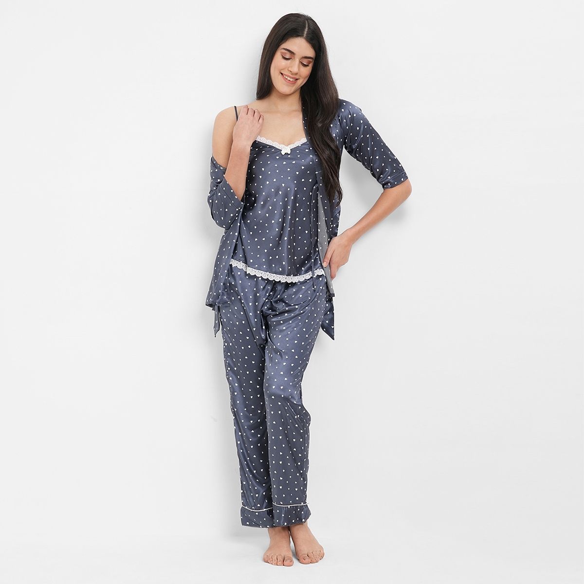 3 piece best sale pyjama set womens