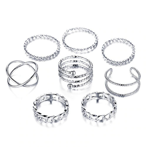 Buy Silver Rings for Women by Jewels galaxy Online