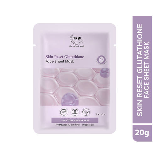 TNW The Natural Wash Radiance Boost Glutathione Face Sheet Mask Reviews Online