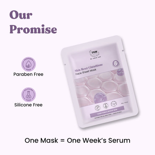 Buy TNW The Natural Wash Radiance Boost Glutathione Face Sheet Mask Online