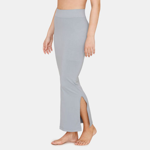 Buy Zivame High Compression Slit Mermaid Saree Shapewear - Grey Online