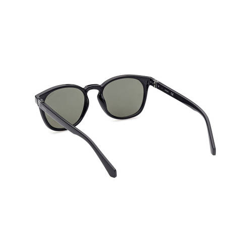 Buy Guess Green Lens Square Sunglass Shiny Black Frame (54  display picture 2