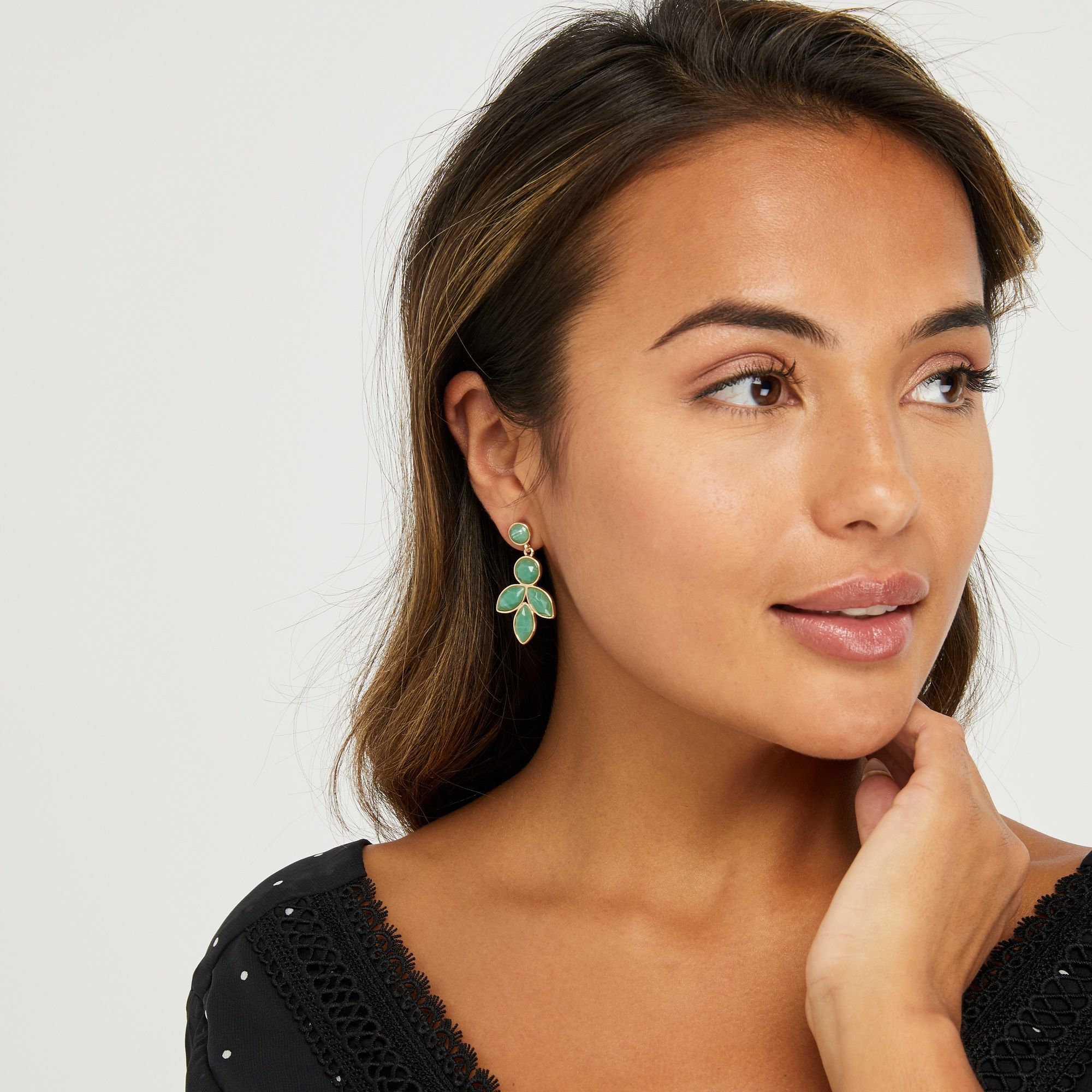 Accessorize London Kate Petal Short Drop Earrings Buy Accessorize London Kate Petal Short Drop