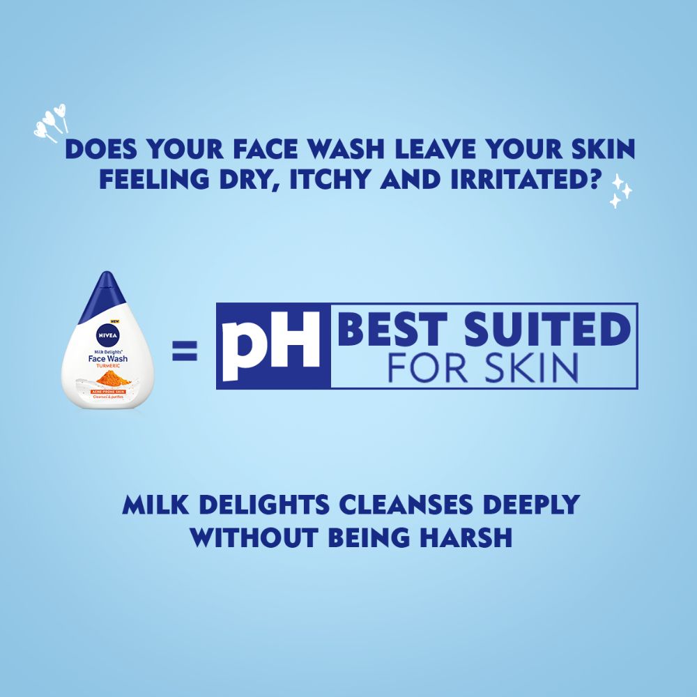 nivea turmeric face wash