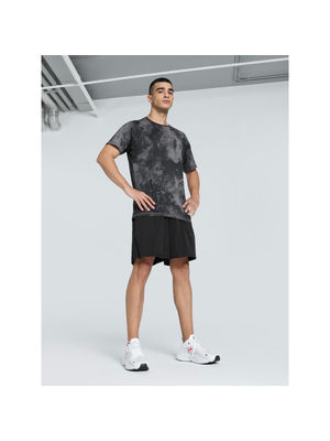 Puma Mens Grey M Studio Yogini Lite Aop T-Shirt