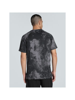 Puma Mens Grey M Studio Yogini Lite Aop T-Shirt