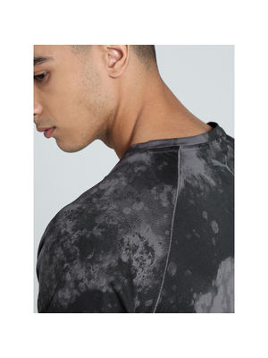 Puma Mens Grey M Studio Yogini Lite Aop T-Shirt