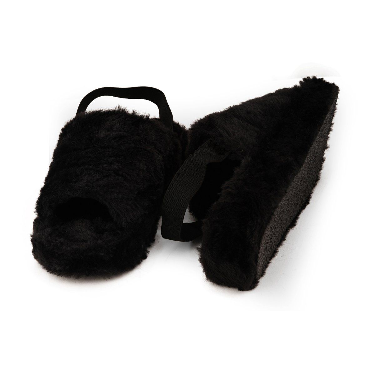 Faux Fur Fluffy Sandal | Boohoo UK