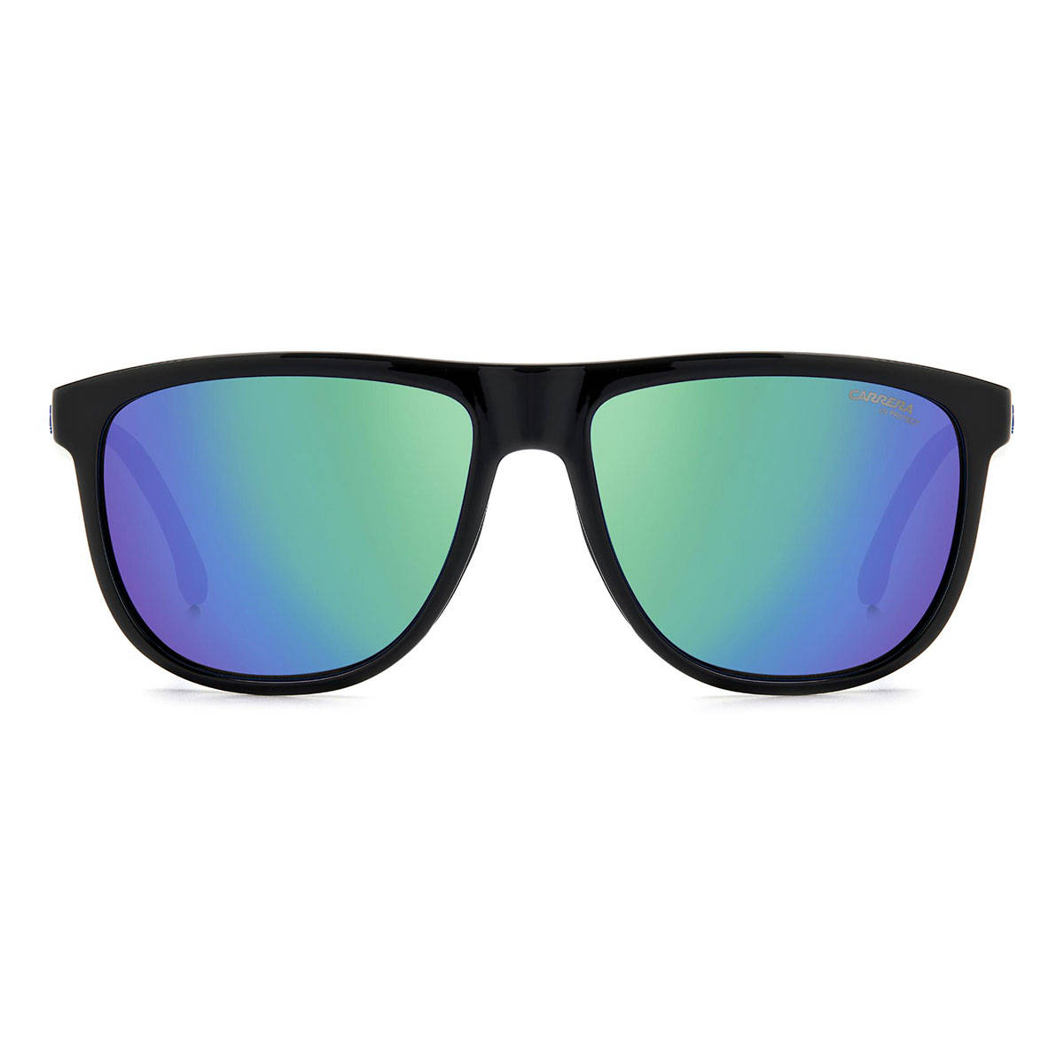 CARRERA Mens Blue Shaded Lens Square Sunglasses with 100% Uv Protection