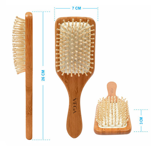 VEGA Wooden Bristle Paddle Brush (E2-PBB): Buy VEGA Wooden Bristle Paddle  Brush (E2-PBB) Online at Best Price in India | Nykaa